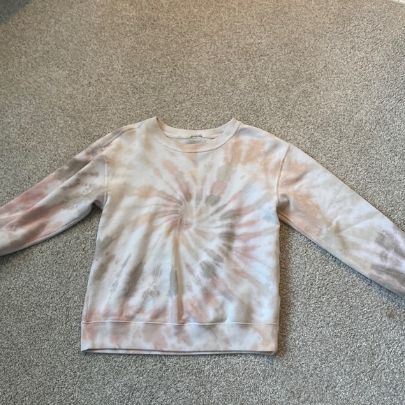 Abercrombie and Fitch tie dyed crewnecks sweatshirt lightly used good condition - Picture 1 of 4